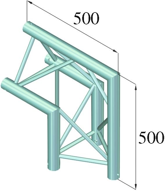 Alutruss TRILOCK 6082AC-24 2-Weg-Ecke 90 Grad – Bild 2