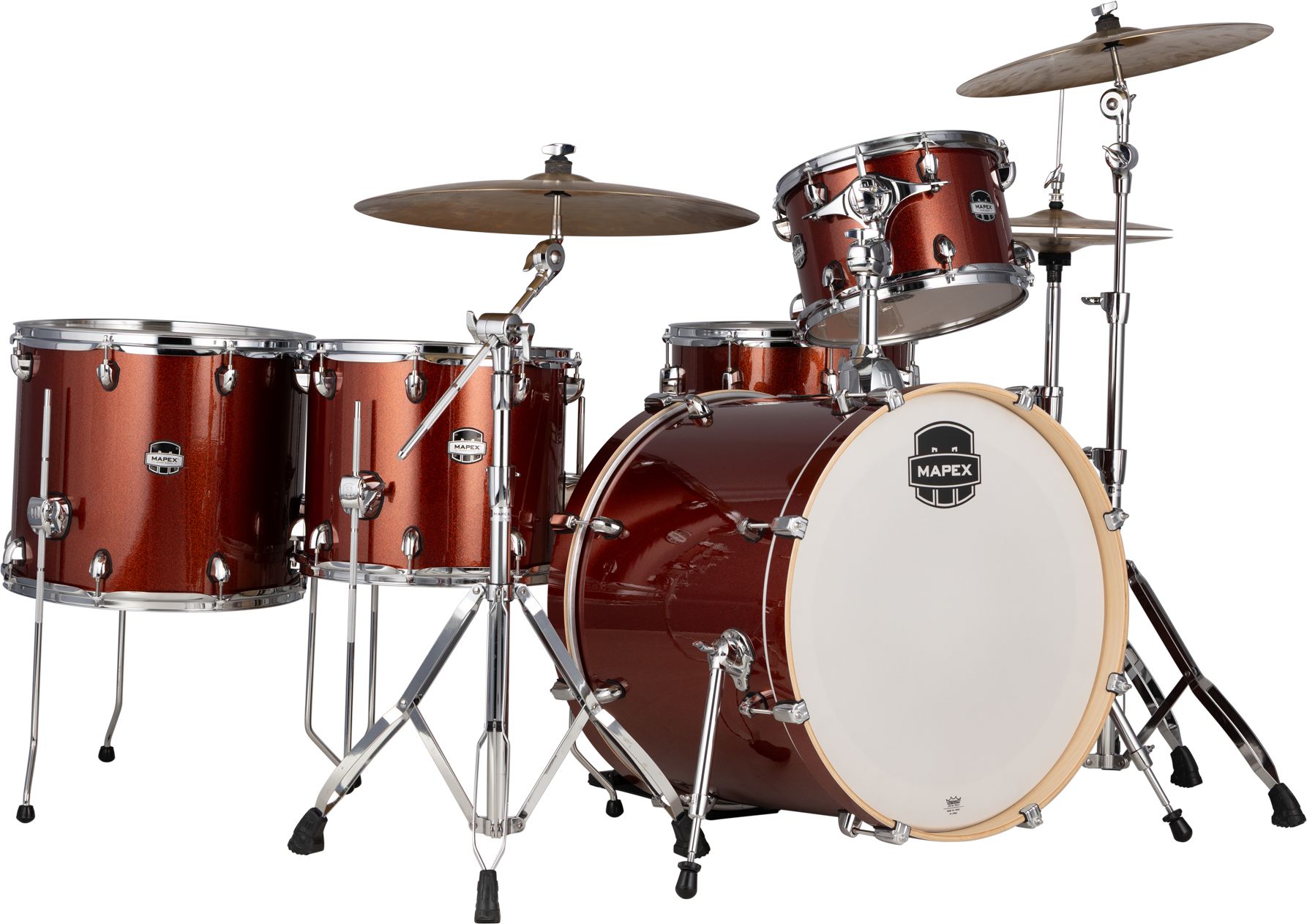Mapex MXMA528SFOR Mars Rock + Shellset - Blood Orange Sparkle
