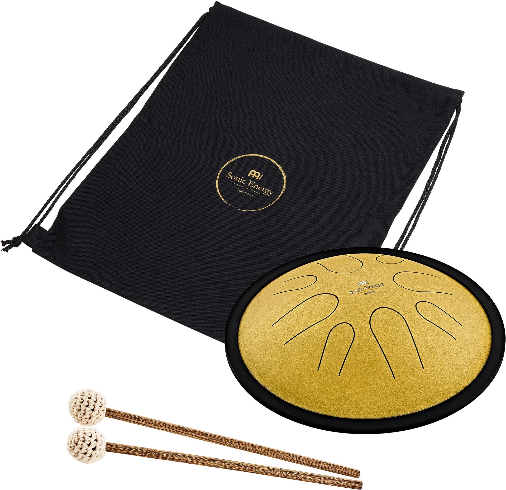 Meinl CSTD3G Sonic Energy Compact Steel Tongue Drum D-Moll 10"/432hz Gold – Bild 4