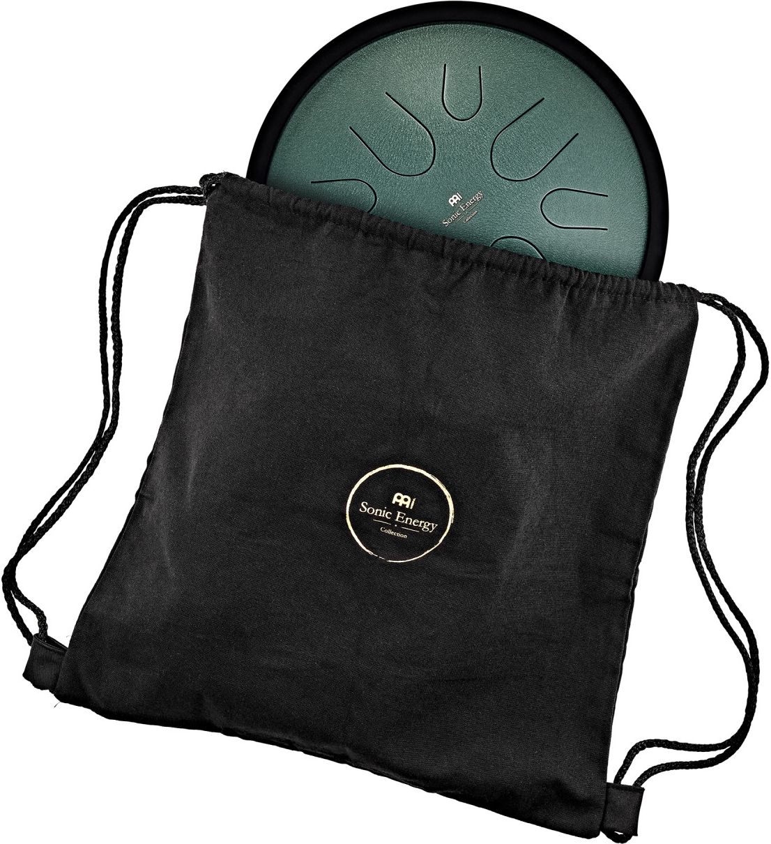 Meinl CSTD1DG Sonic Energy Compact Steel Tongue Drum H-Moll 10"/432hz Dark Green – Bild 6