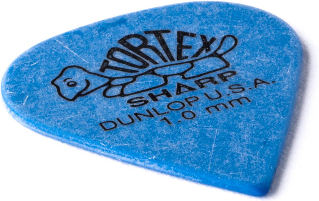 Dunlop Tortex Sharp Plektrum 1.00mm blau 412R100 – Bild 3