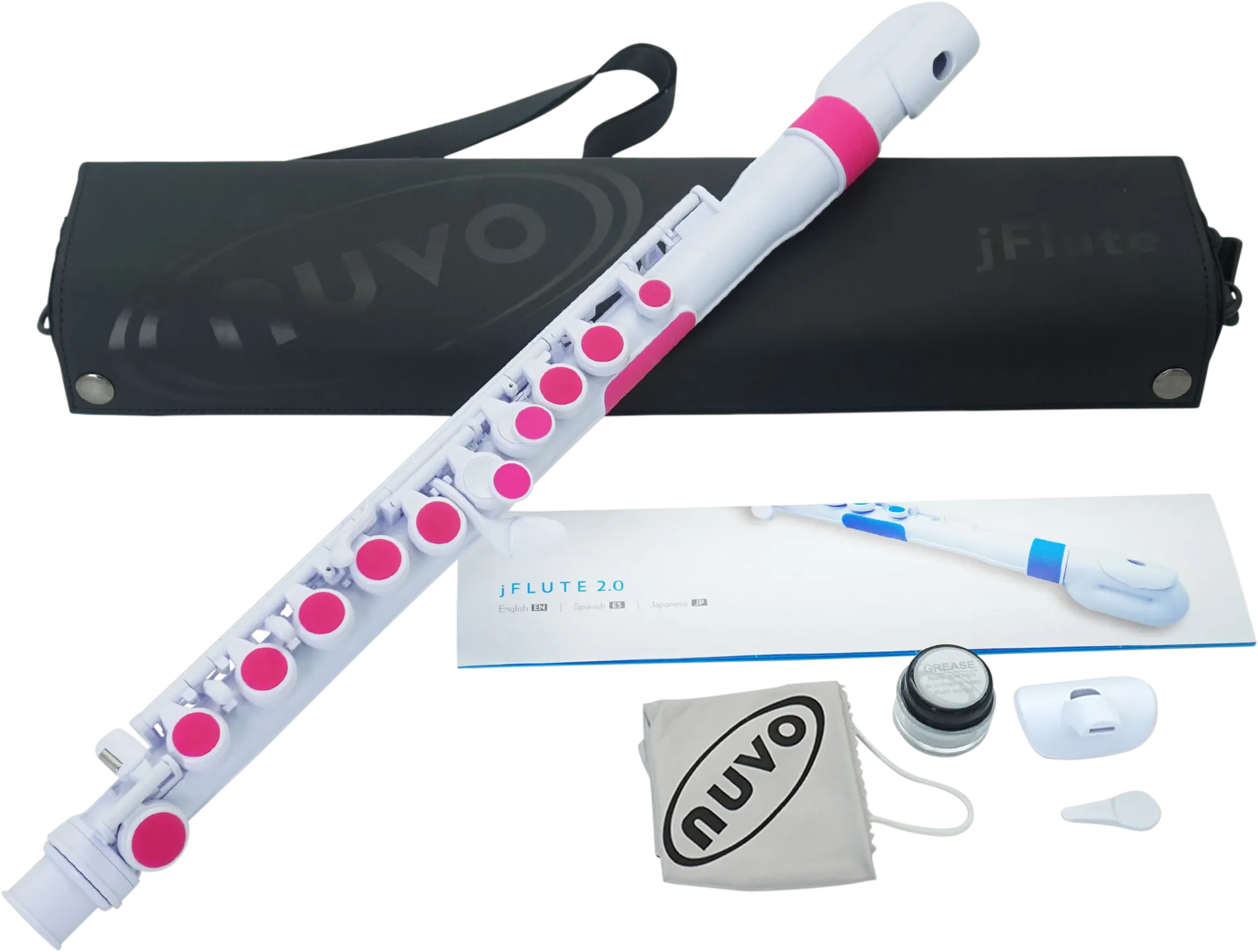Nuvo jFlute 2.0 white-pink