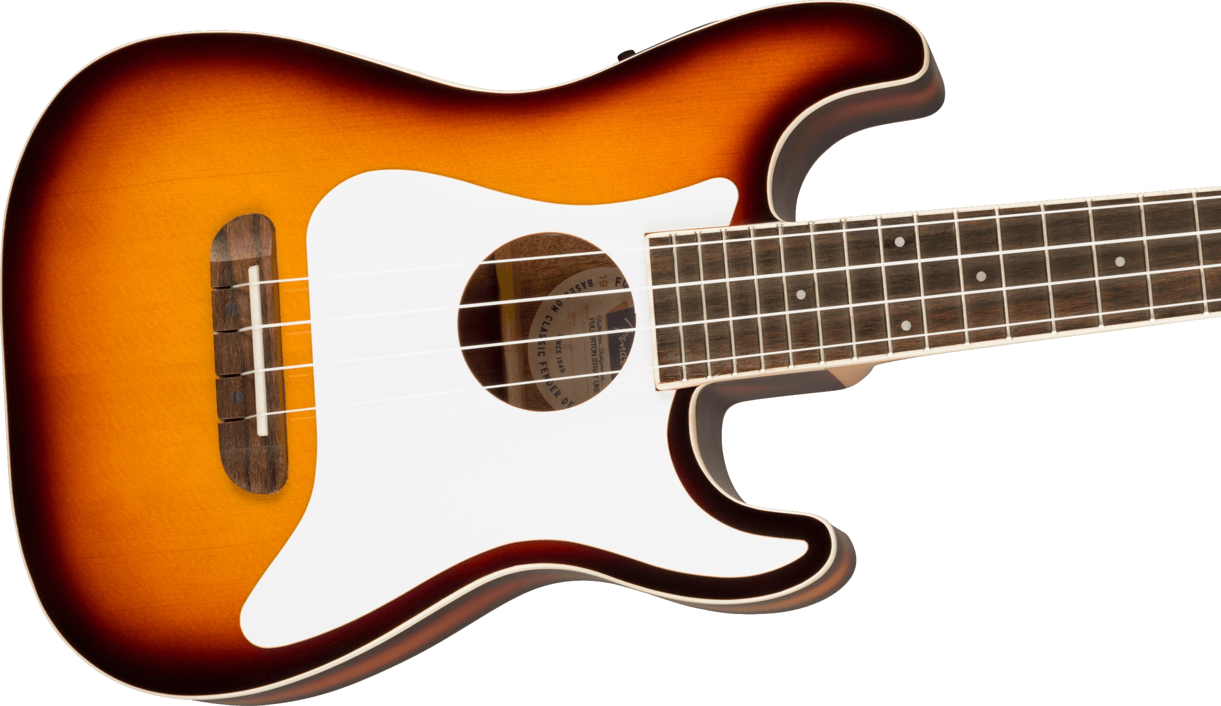 Fender Fullerton Strat Ukulele Sunburst – Bild 3