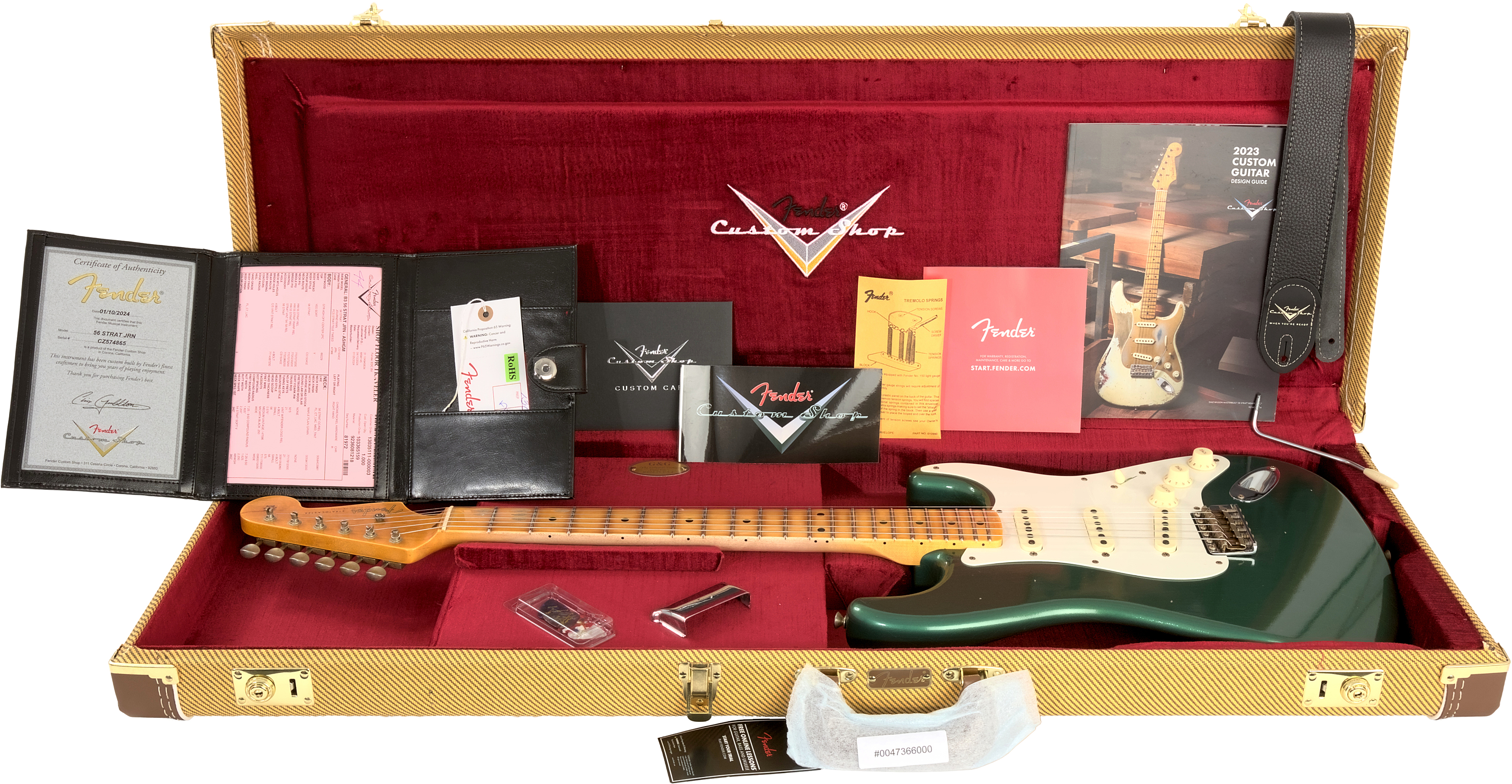 Fender Custom Shop 1956 Stratocaster Journeyman Relic Aged Sherwood Green Metallic – Bild 9