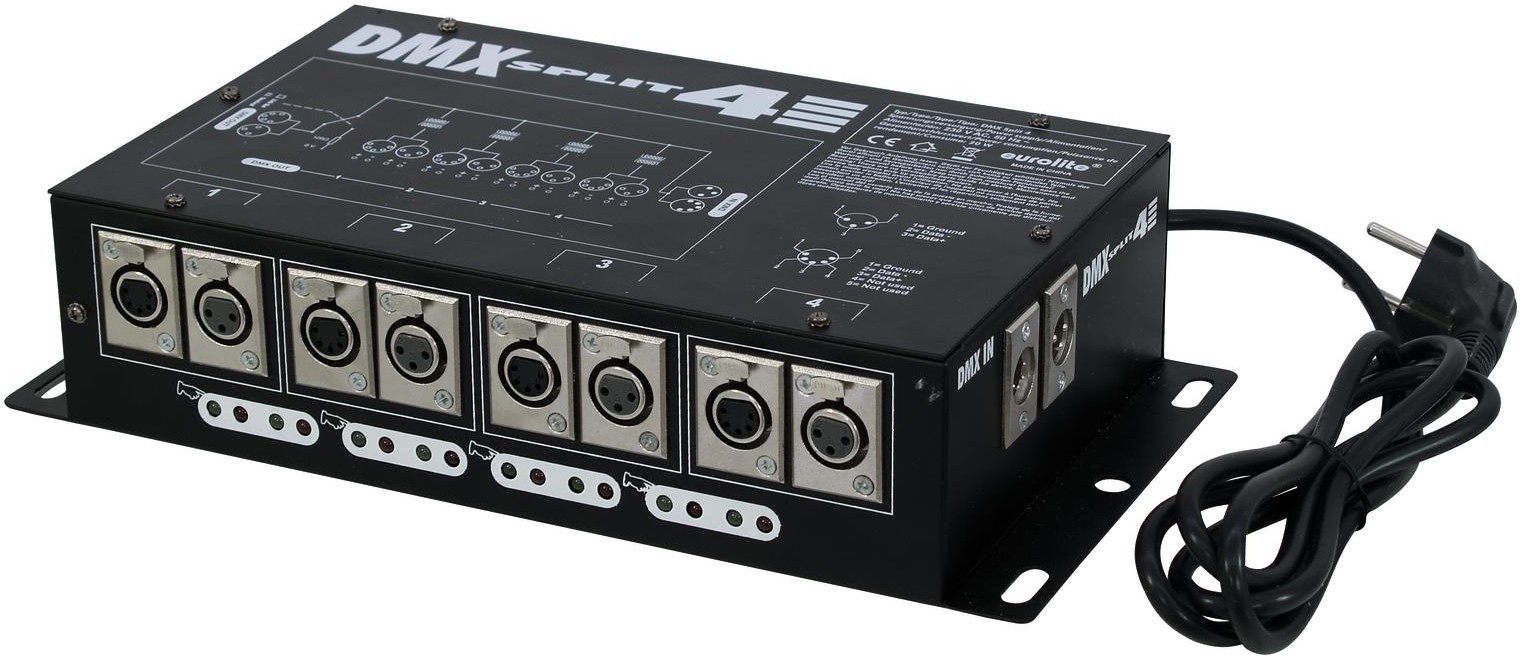 Eurolite DMX Split 4 Splitter – Bild 2