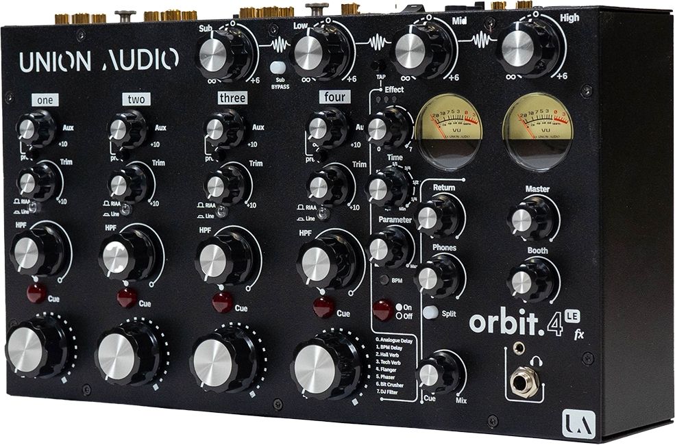 Union Audio ORBIT.4 LE FX 4-Kanal Rotary Desktop Mixer – Bild 3