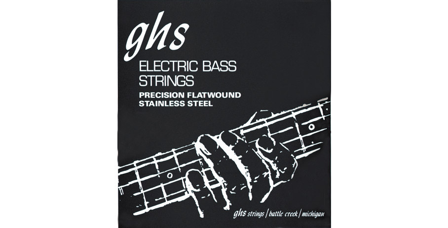 GHS Precision Flatwound 3020 Short Scale 045-095 GHS Precision Flatwound 3020 Short Scale 045-095