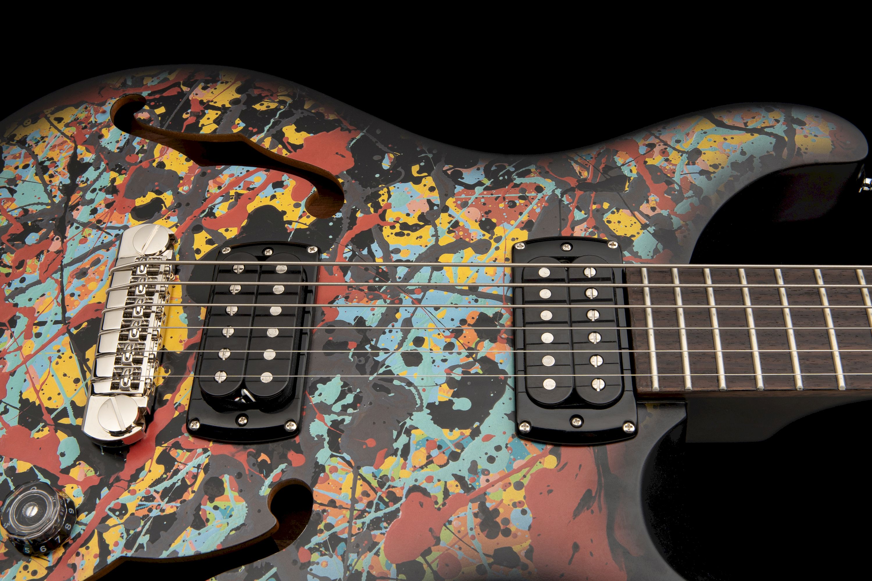 PRS SE Ed Sheeran Cosmic Splash Hollowbody Baritone Limited Edition – Bild 5