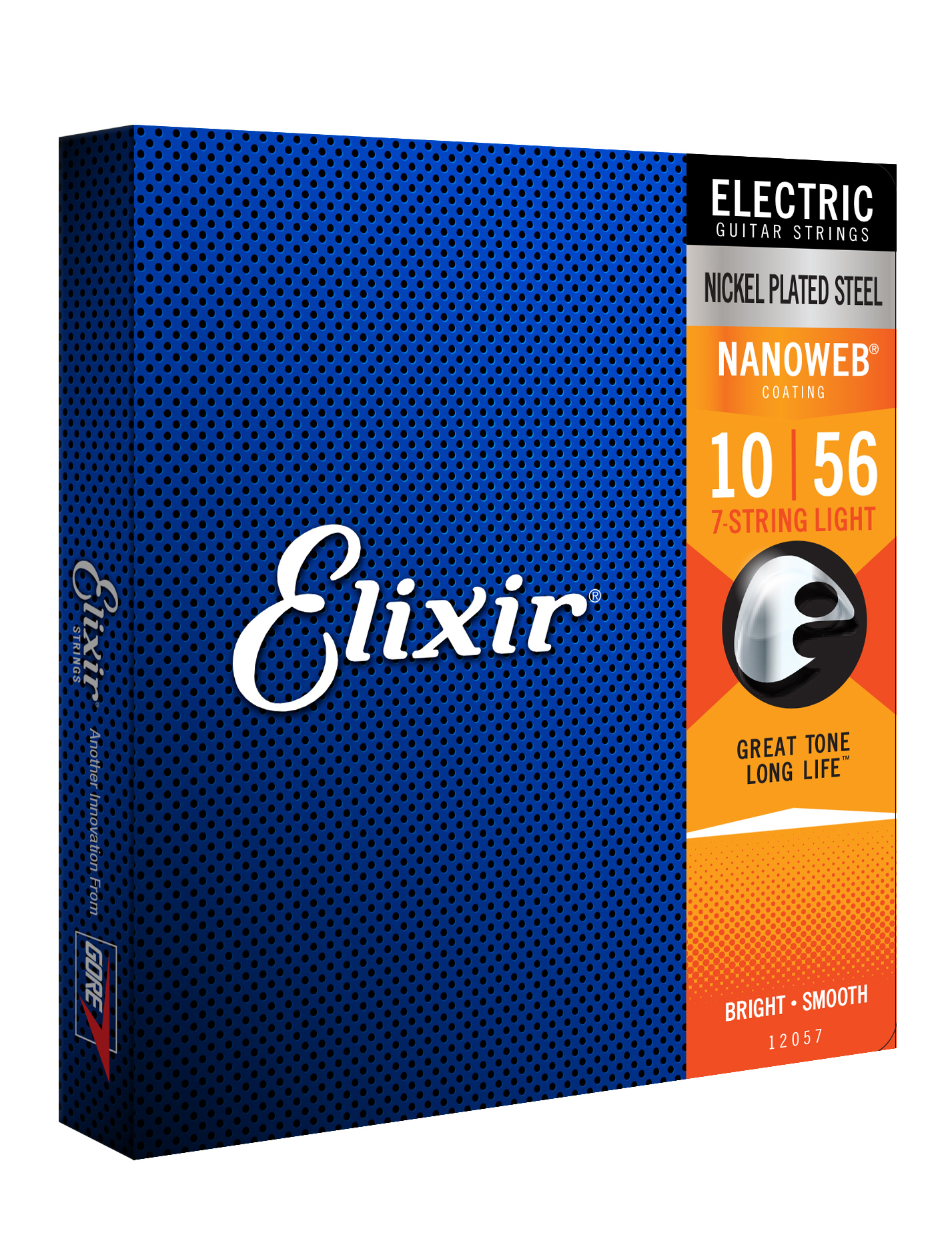 Elixir NanoWeb 12057 Light 7-String 010-056 E-Gitarren Saiten – Bild 2