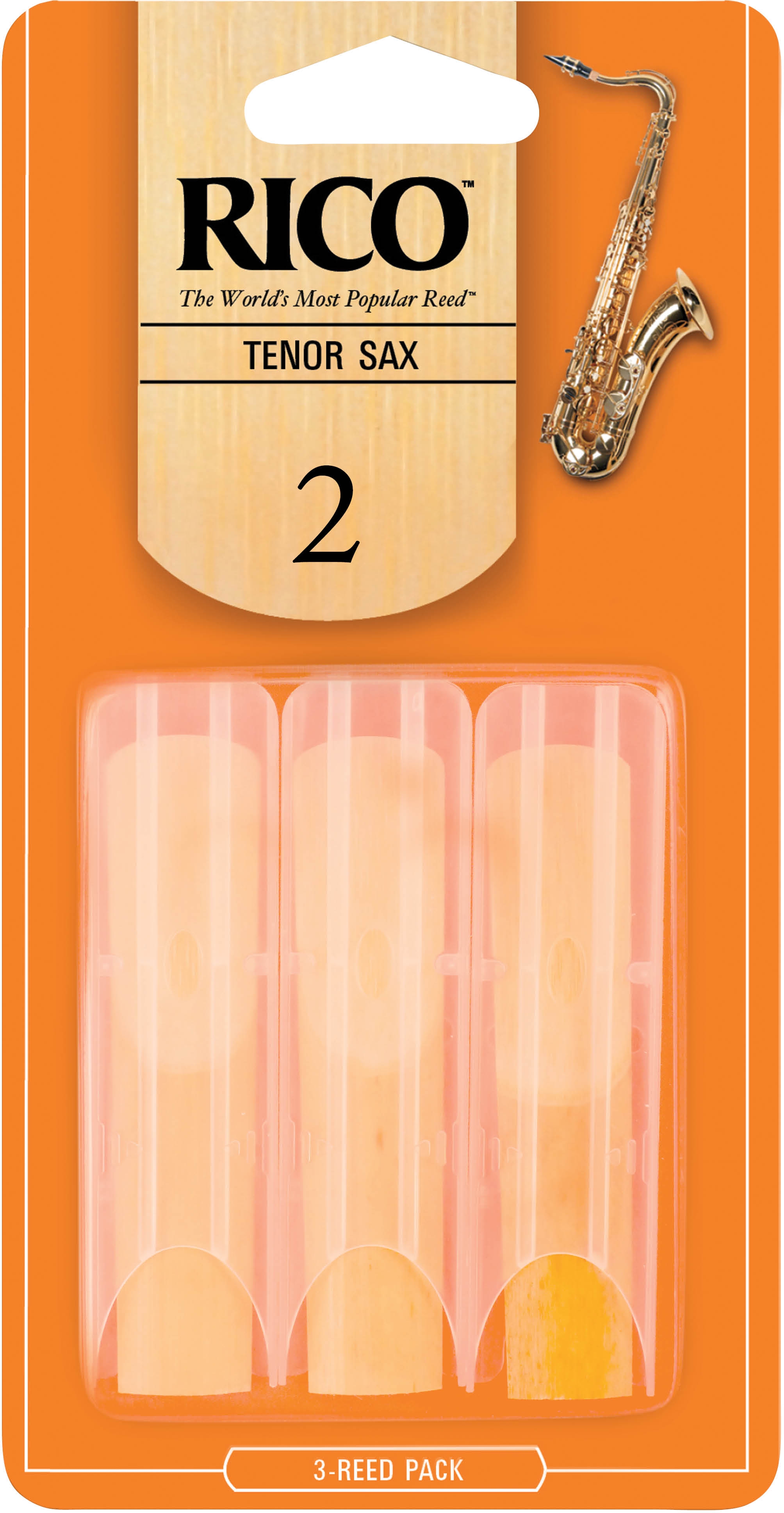 Rico Blatt Tenor-Saxophon   2   3er Blister RKA0320