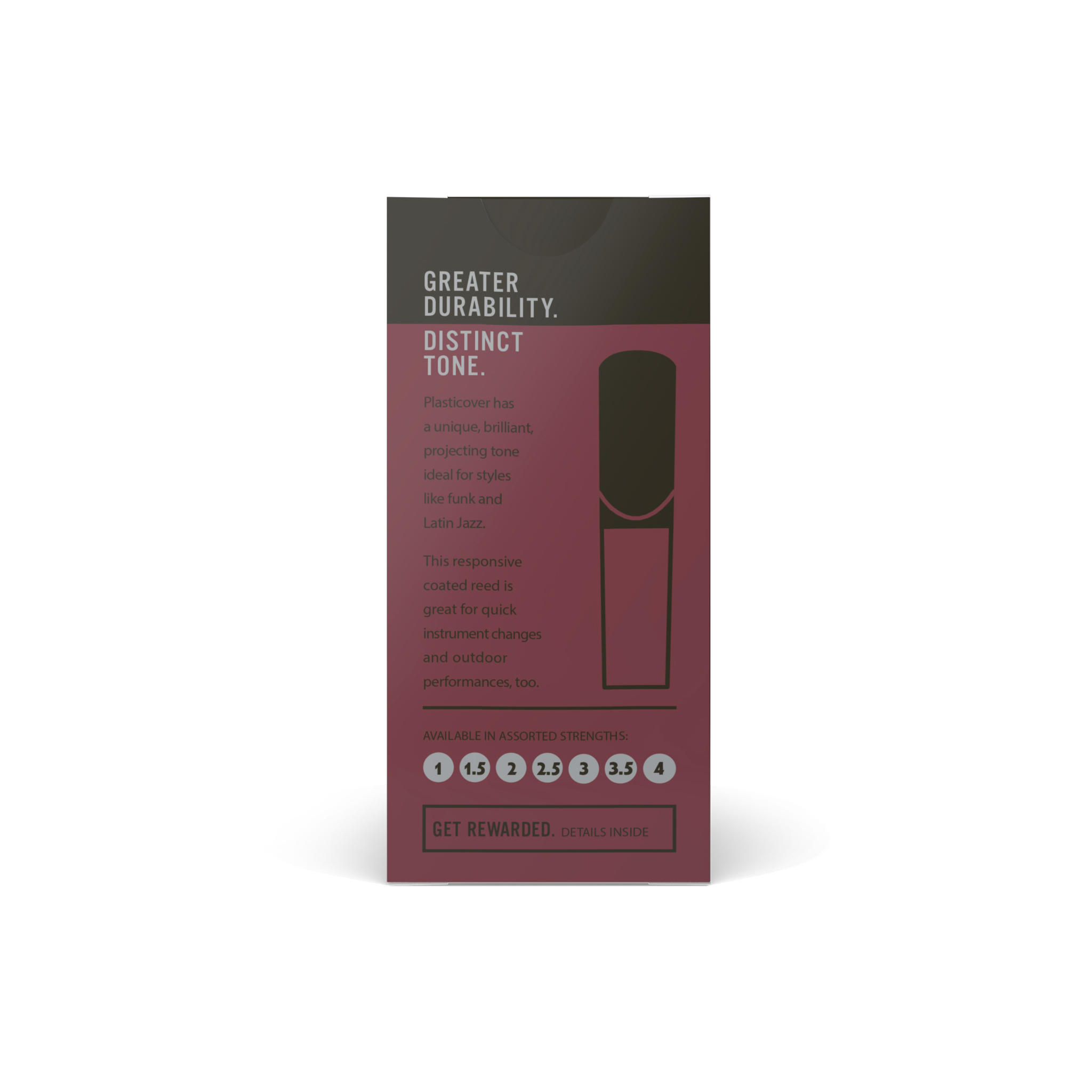 D´Addario Plasticover Bb-Klarinette  3,5  5er Box – Bild 2