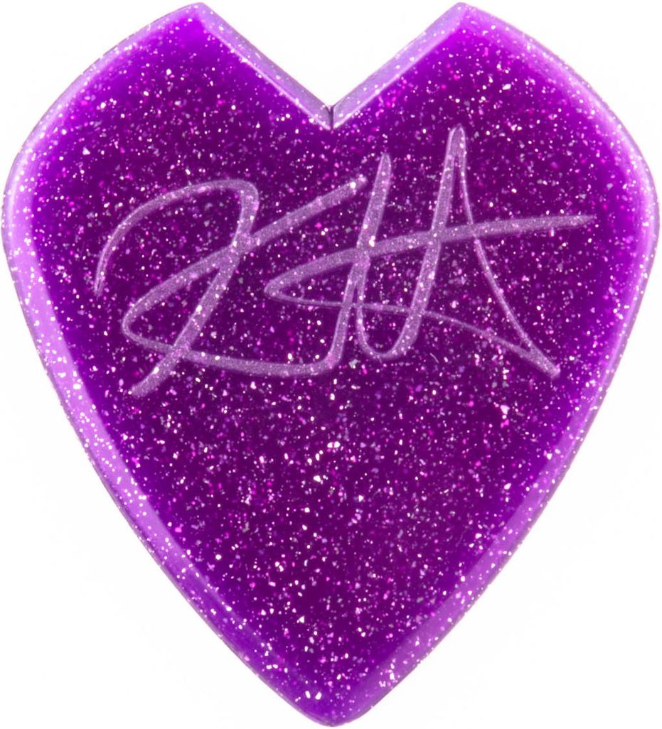 Dunlop Kirk Hammet Jazz III Purple Sparkle Picks V-Shaped 47PKH3NPS 6-pack – Bild 4