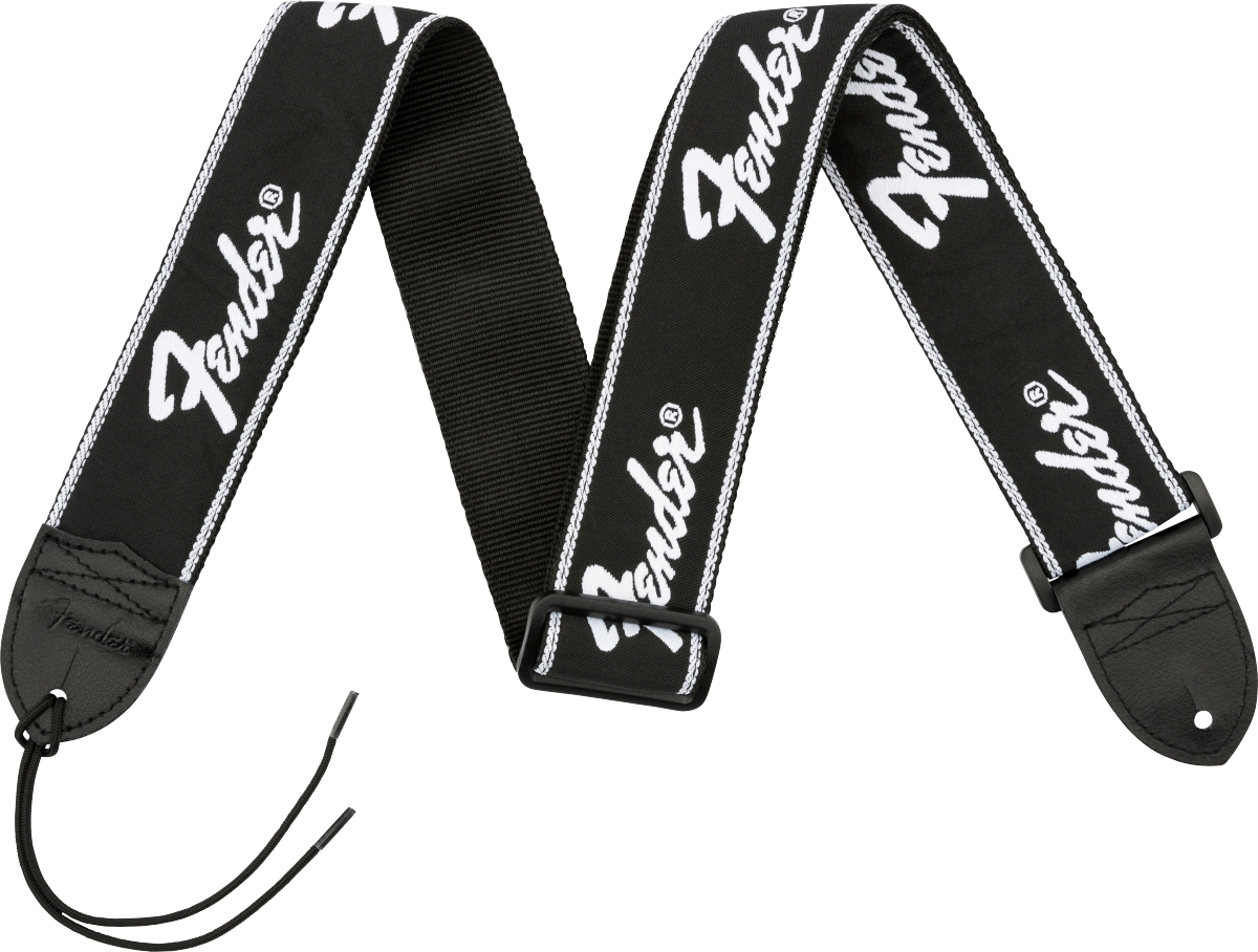 Fender Gitarrengurt Running Logo Black