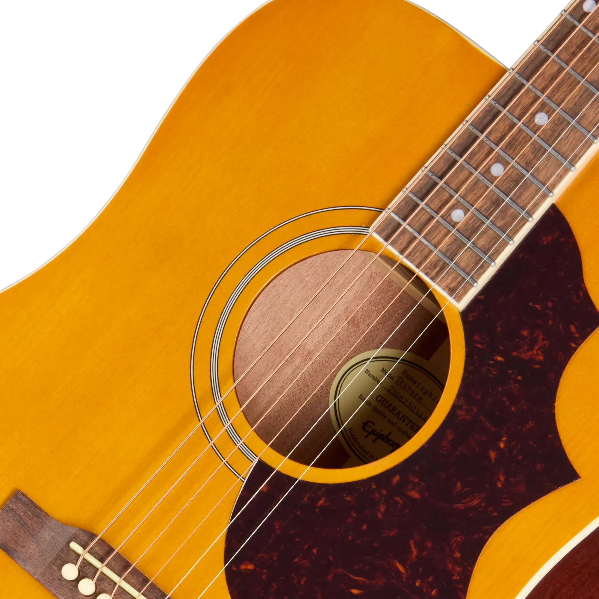 Epiphone Hummingbird Tribute Antique Natural – Bild 5