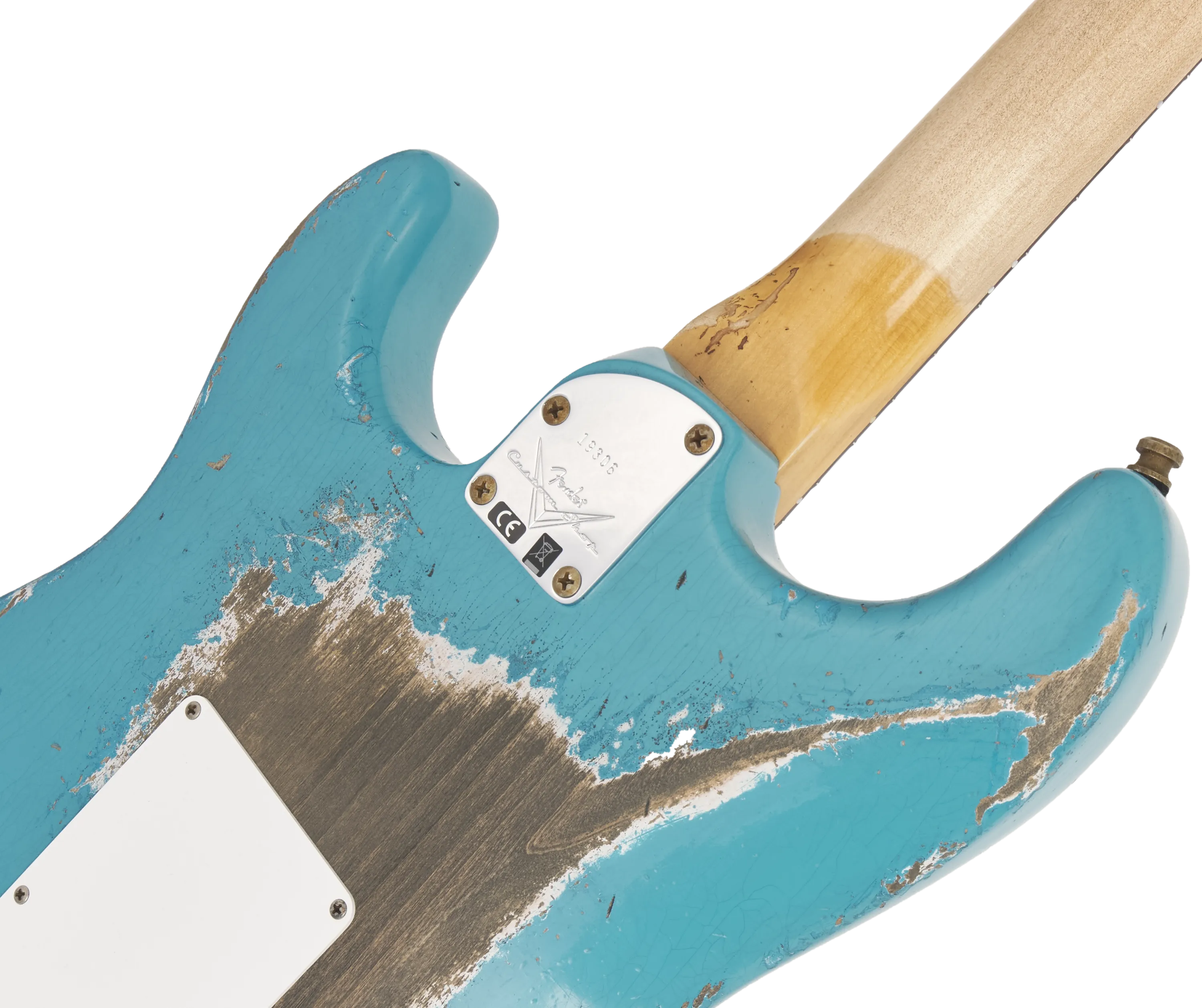Fender Custom Shop 2025 Strat Pro Super Heavy Relic Taos Turquoise – Bild 4