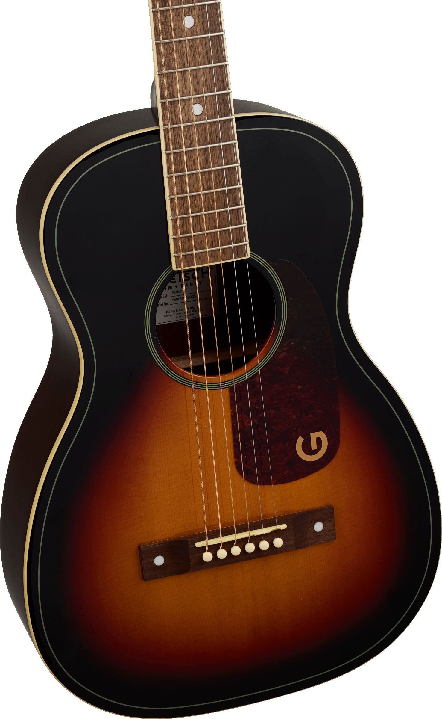 Gretsch Jim Dandy Parlor LTD Solid Spruce Top Heritage Burst – Bild 3