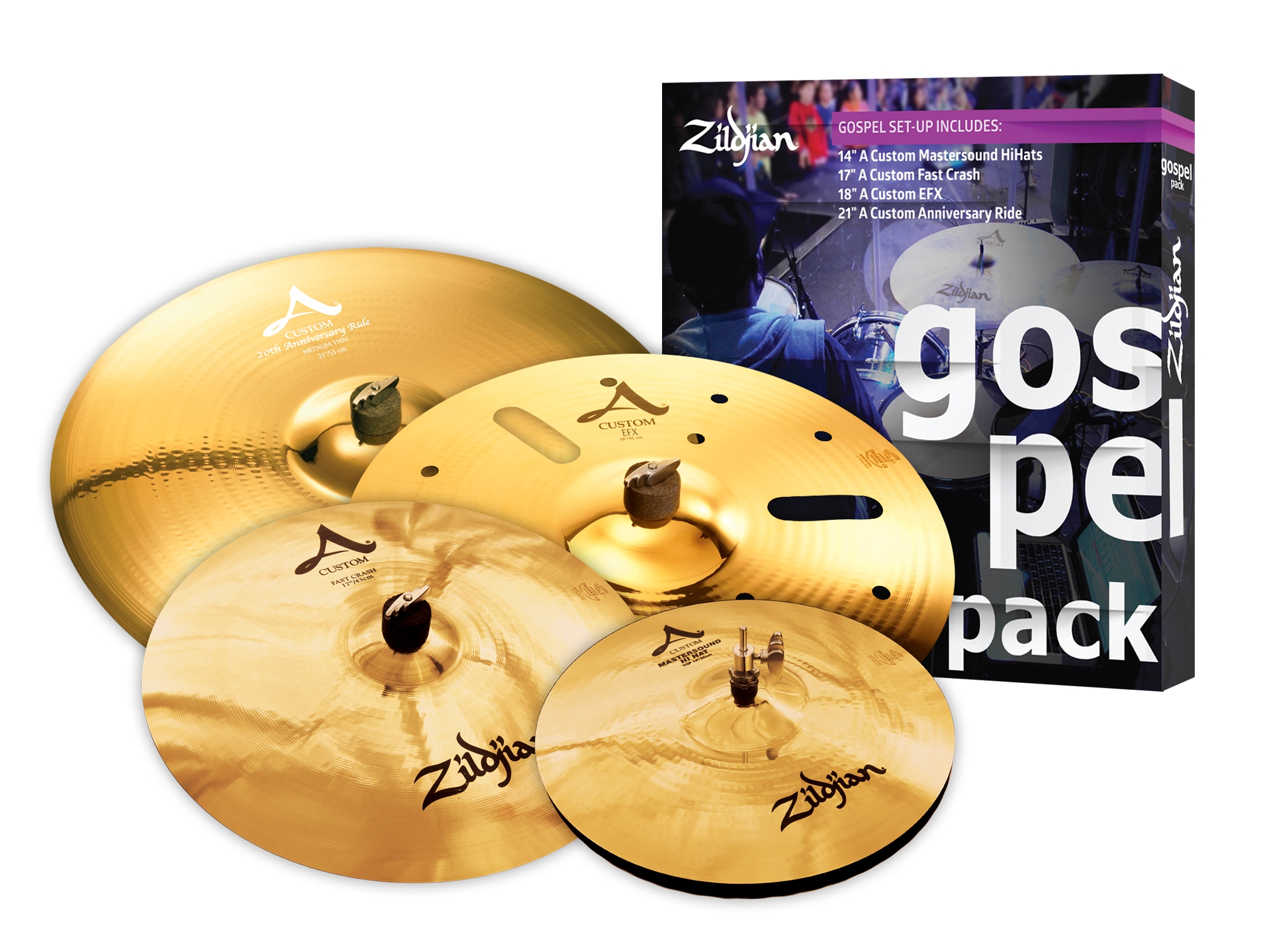 Zildjian A-Custom Gospel Pack