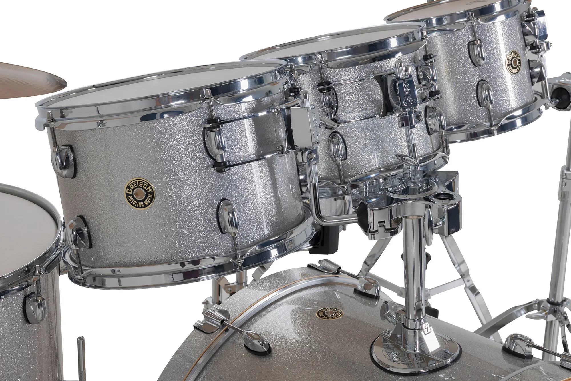 Gretsch GR815.048 Catalina Maple Shell Pack - Silver Sparkle (8"/10"/12"/14"/16"/22"/14"x6,5") – Bild 6