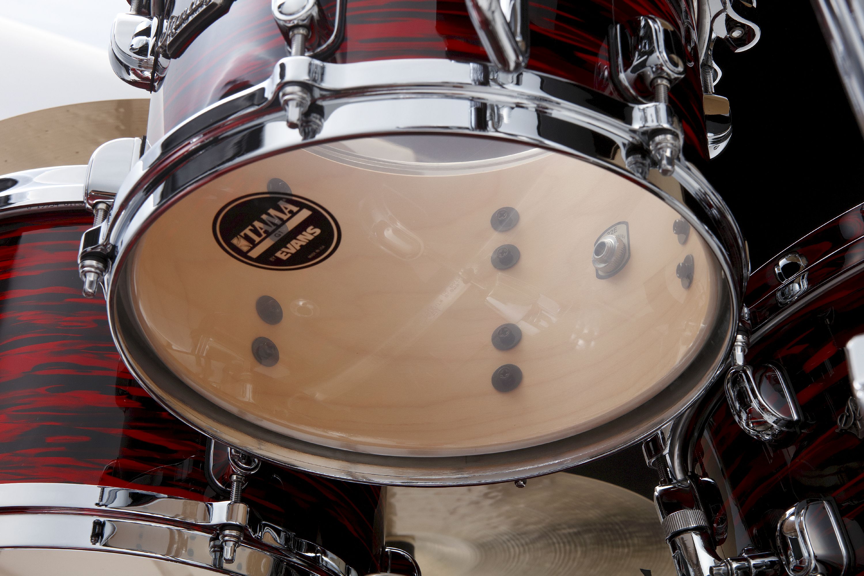 Tama MR42TZS-ROY Starclassic Maple Shell Set 4tlg. - Red Oyster/Chrome