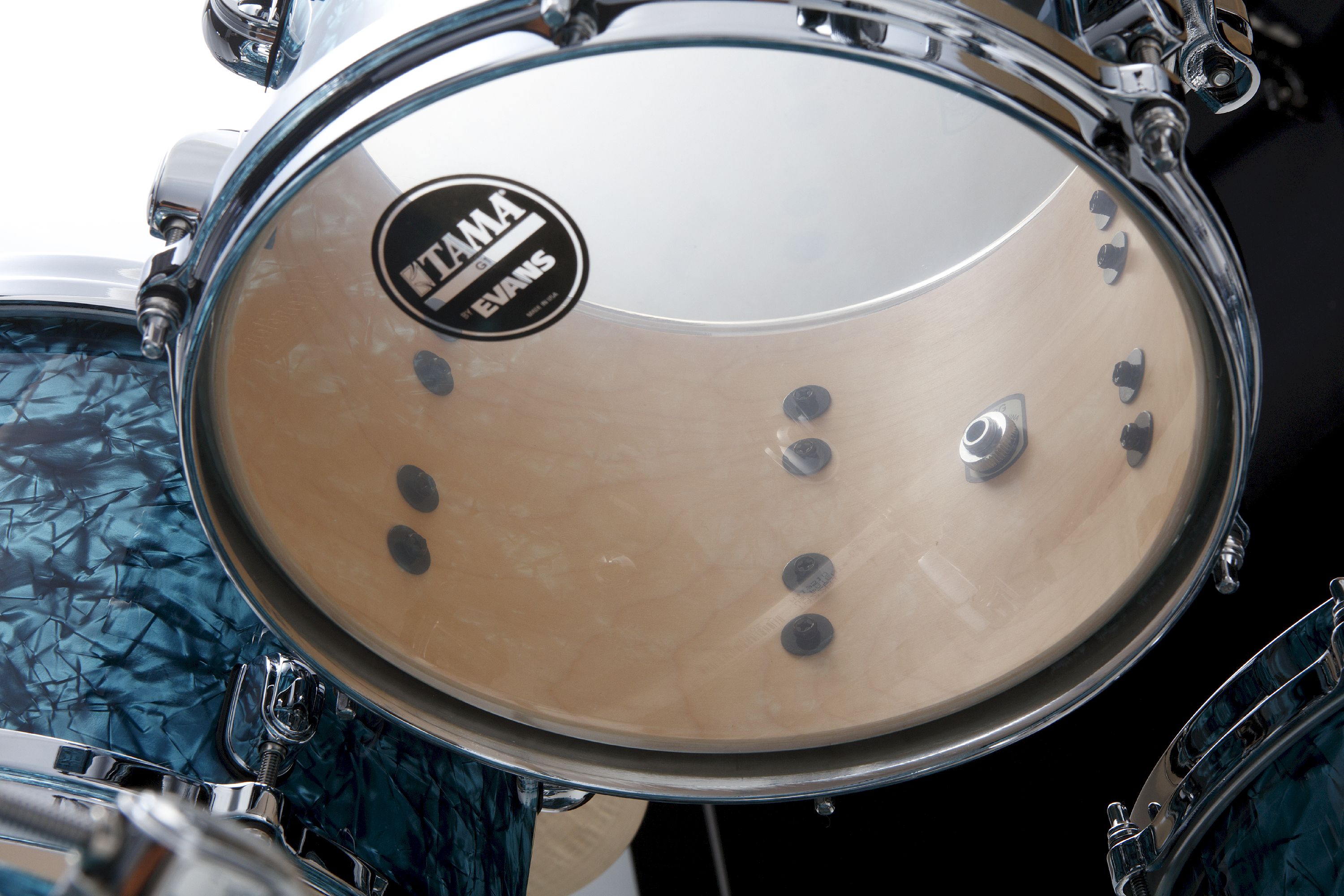 Tama MR42TZS-TQP Starclassic Maple Shell Set 4tlg. - Turquoise Pearl/Chrome – Bild 5