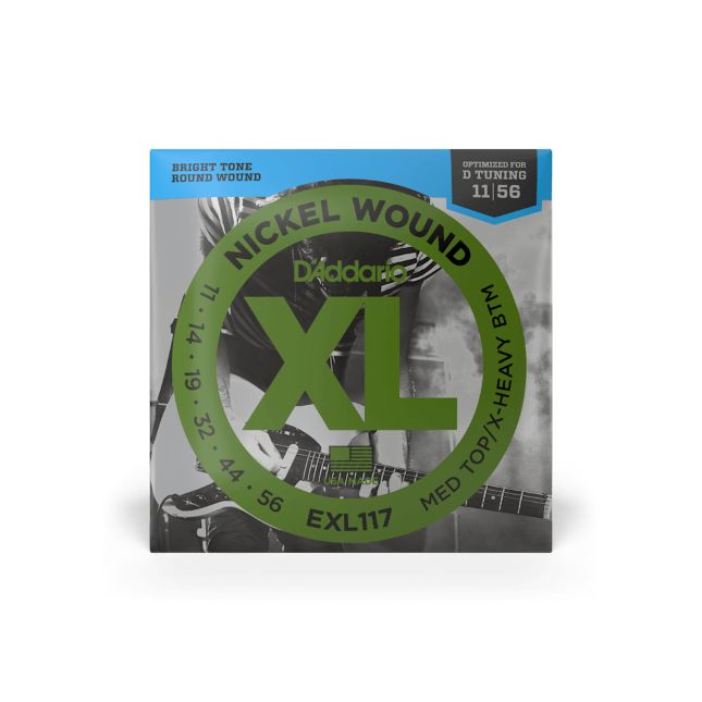 D Addario EXL 117 011-056 Medium Top/Extra-Heavy Bottom