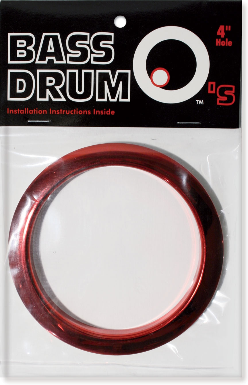 Bass Drum O`s HCR4 Red Chrome Drum O's 4 – Bild 2