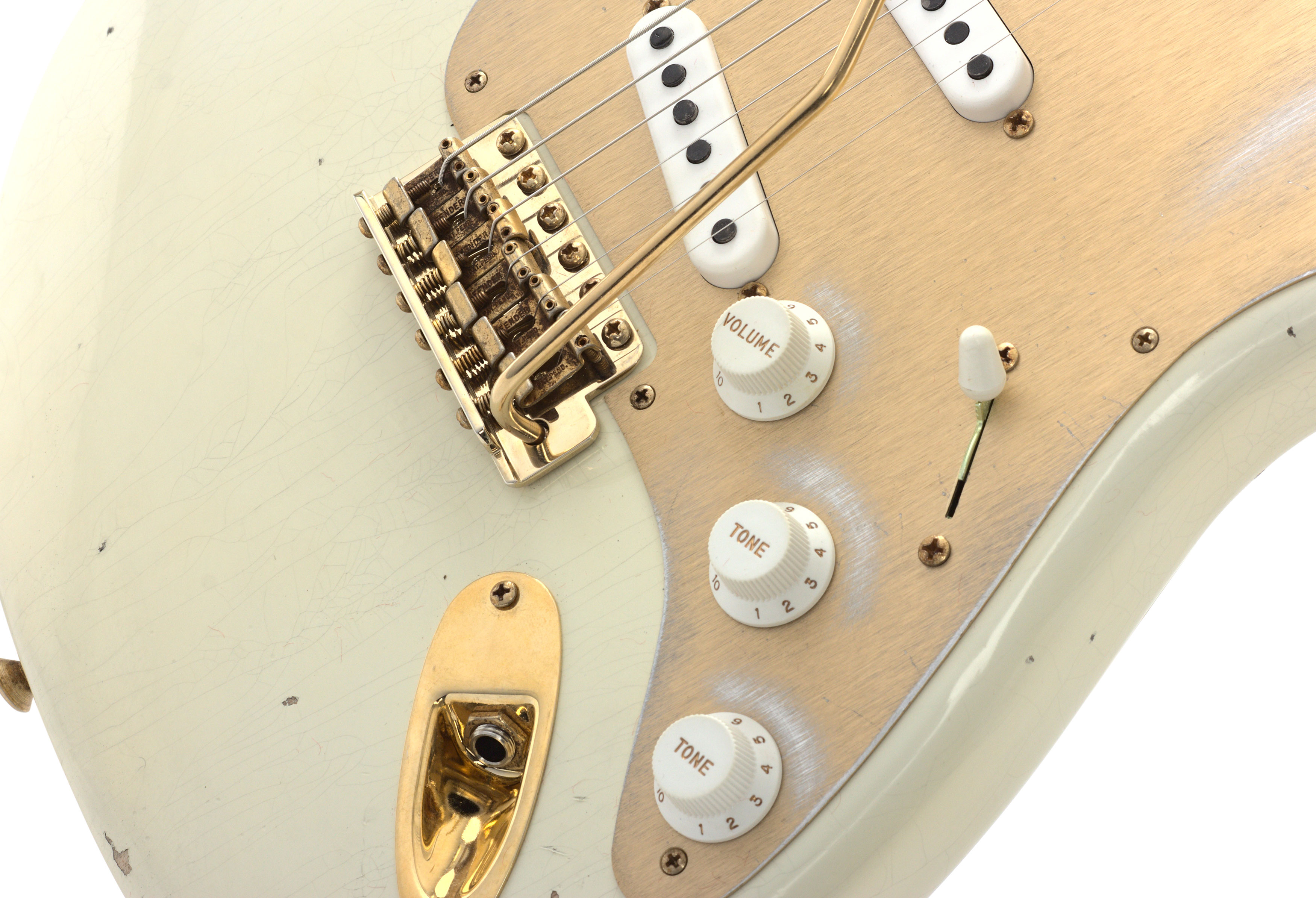 Fender Custom Shop 1955 Stratocaster Relic/Gold Hardware Aged '55 Desert Tan