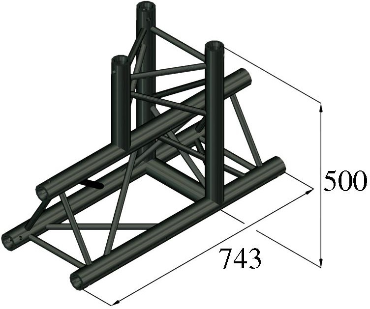 Alutruss TRILOCK S-PAT-37 3-Weg-T-Stück