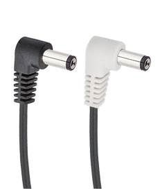 Voodoo Lab DC Kabel 50cm winkel/winkel 2.1/2.1 white Reverse Center Positive PPREV-R