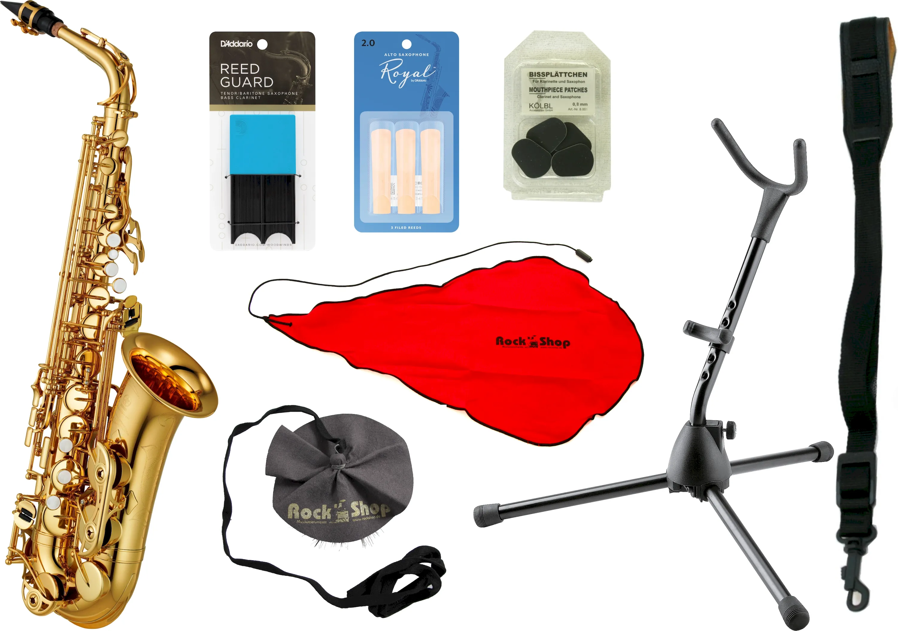 Yamaha YAS-480 Alt-Saxophon Set