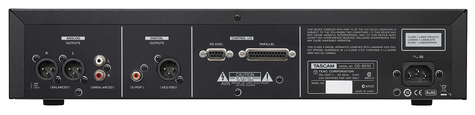 Tascam CD-6010 – Bild 3