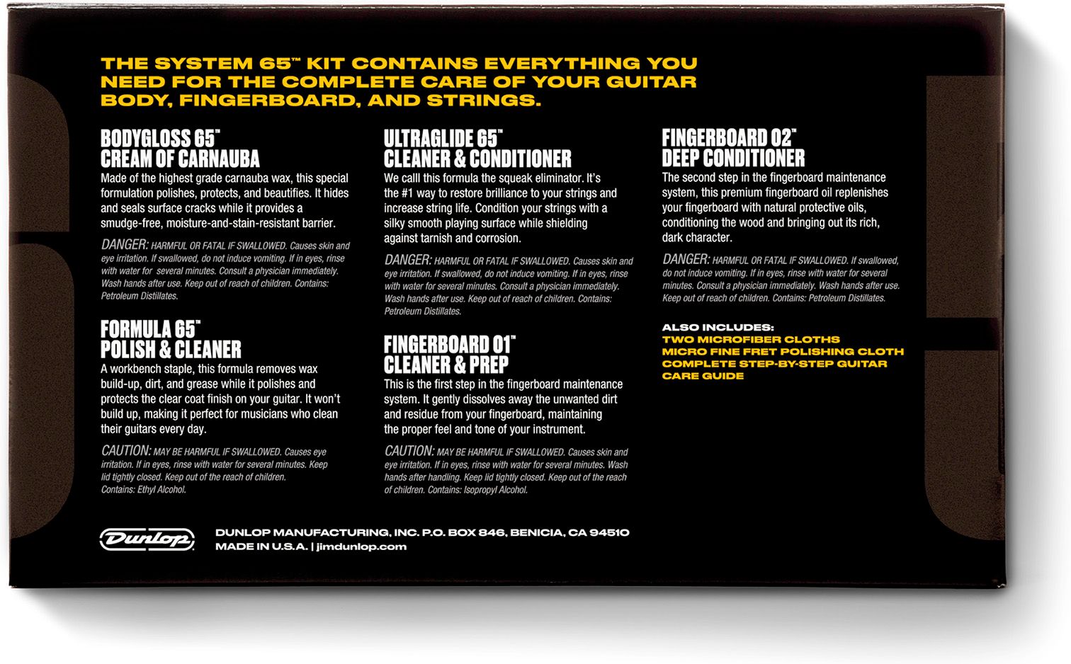 Dunlop System 65 Guitar Maintenance Kit – Bild 3