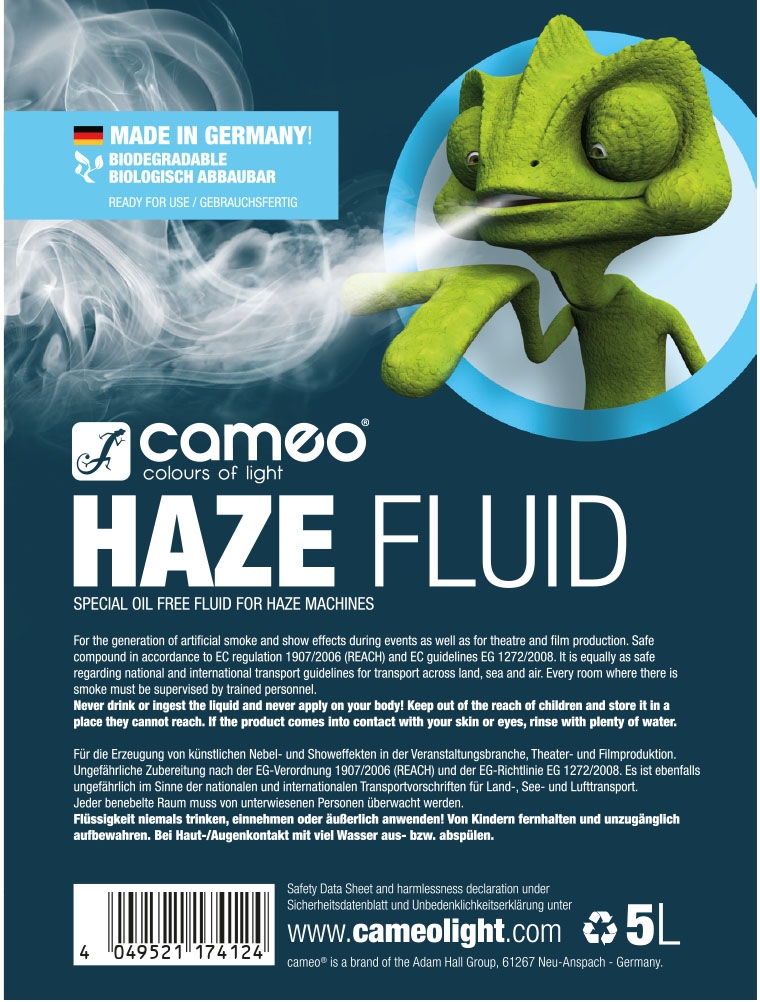 Cameo HAZE FLUID 5L  – Bild 2