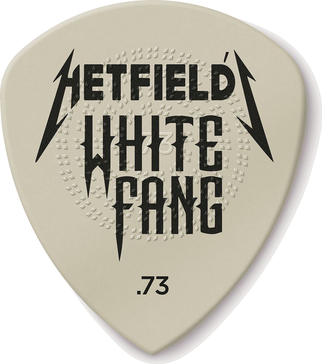 Dunlop Hetfield White Fang Picks 0.73 mm PH122P073 Pack of 6