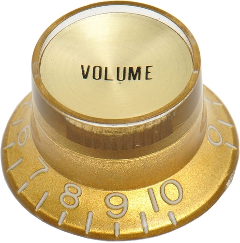 Göldo Potiknopf G-Style Hutform gold/gold Inlay Volume