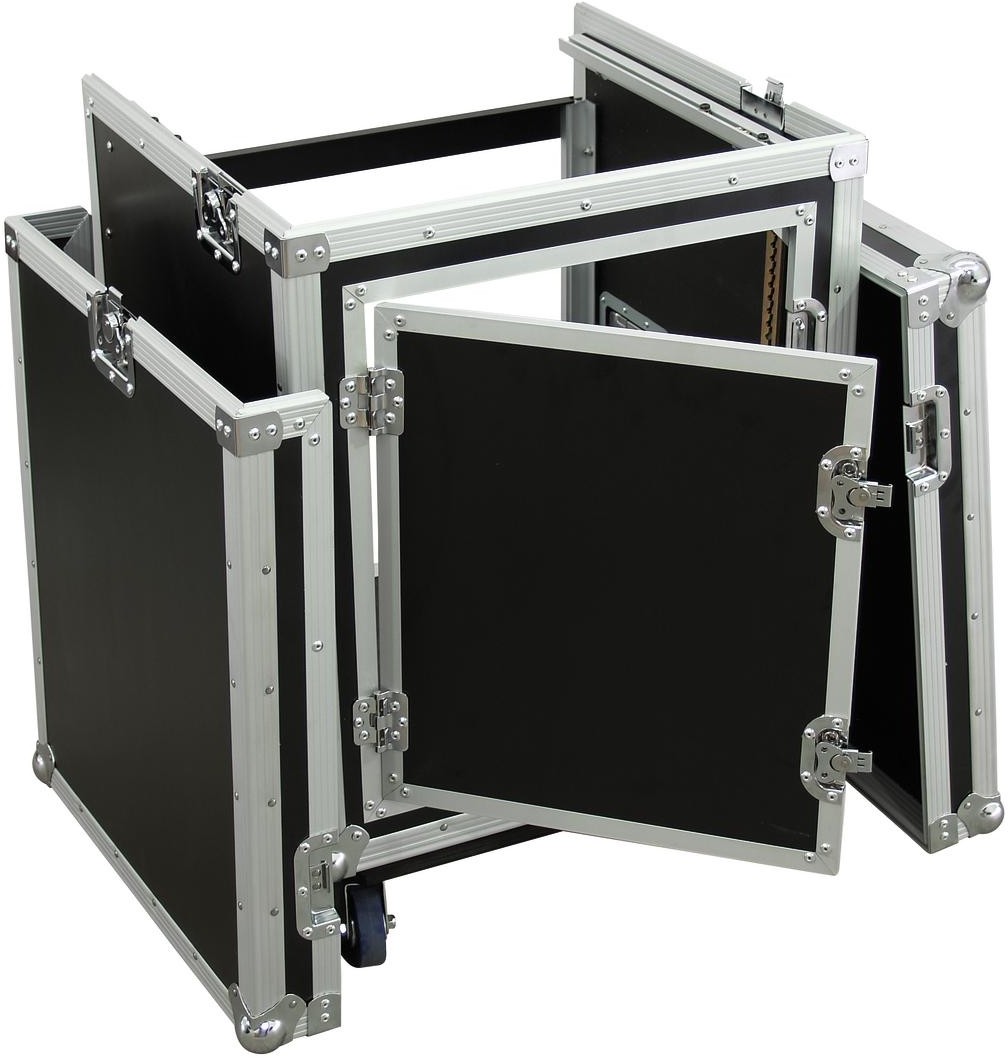 ROADINGER Spezial-Kombi-Case Profi, 8HE mit Rollen