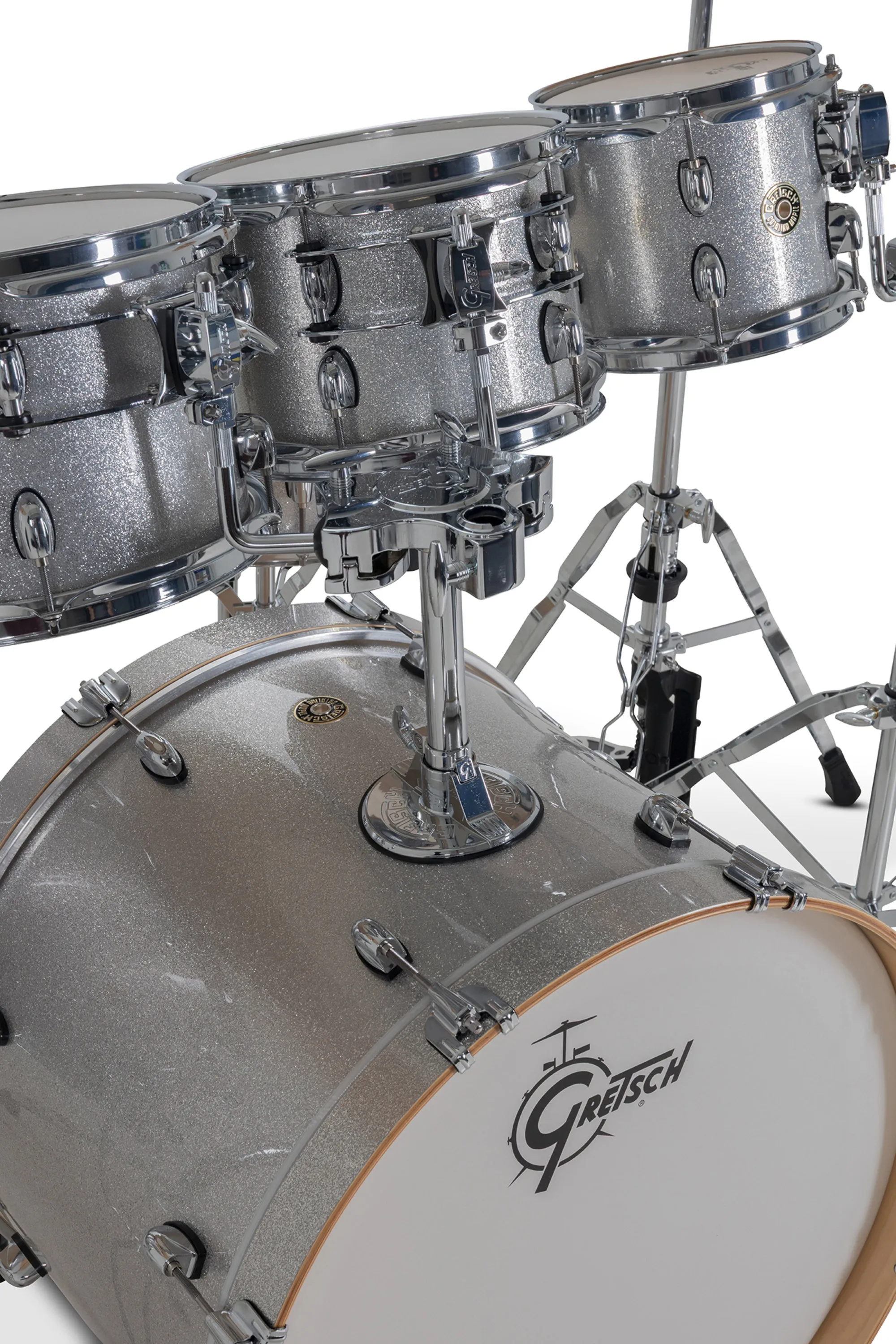 Gretsch GR815.048 Catalina Maple Shell Pack - Silver Sparkle (8"/10"/12"/14"/16"/22"/14"x6,5") – Bild 8
