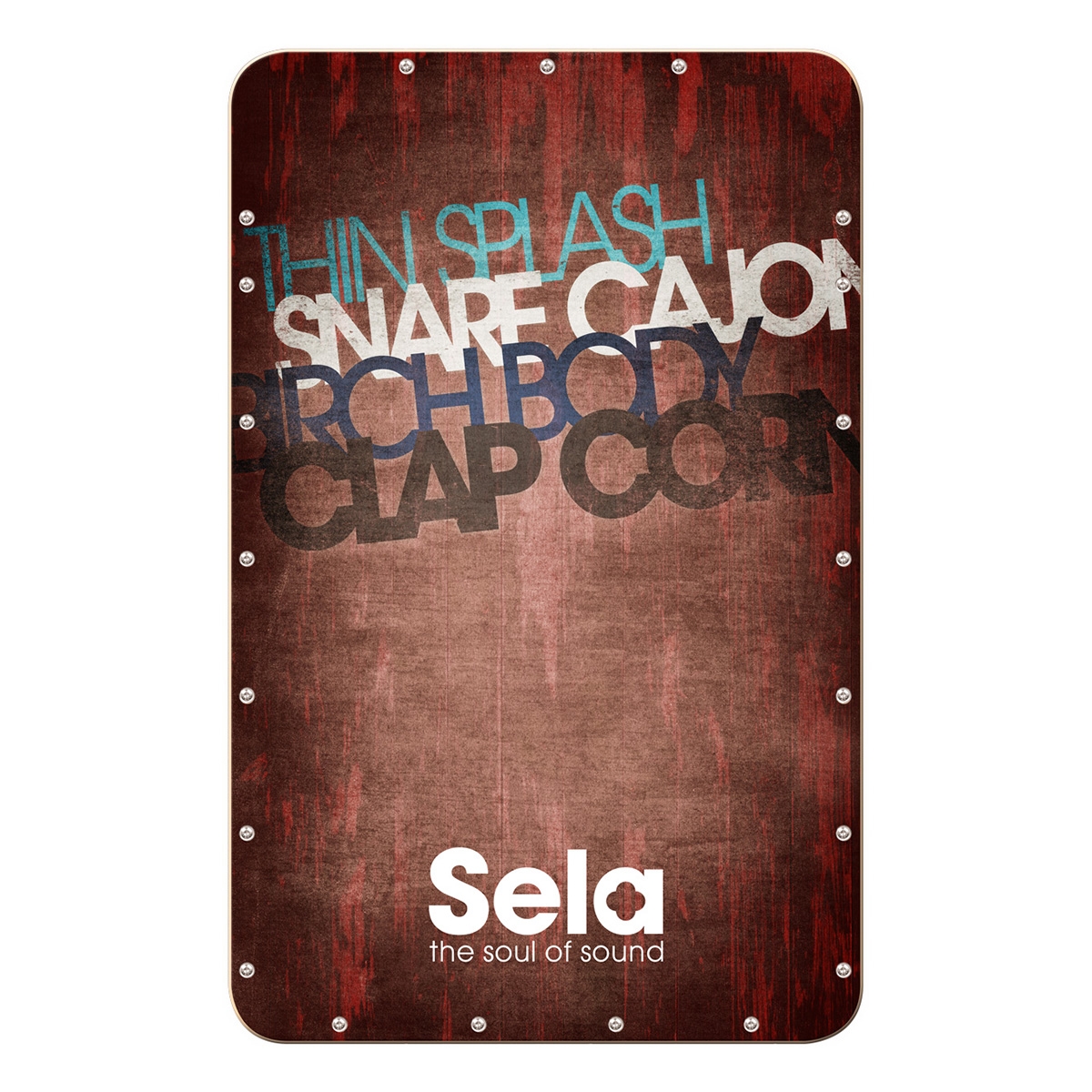 Sela SE076 CaSela Cajon Vintage Red – Bild 2