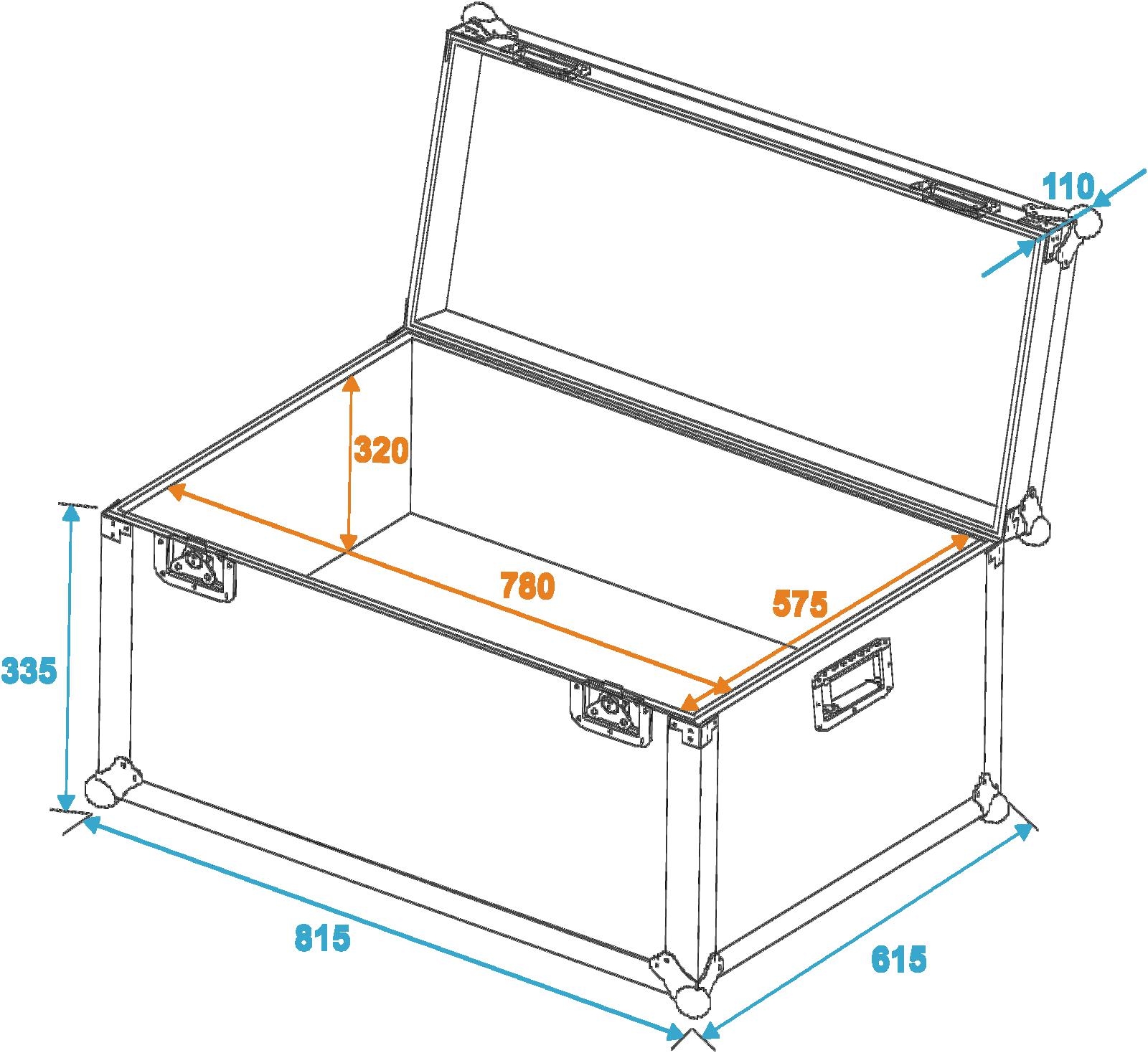 ROADINGER Universal-Transport-Case 80x60cm – Bild 2