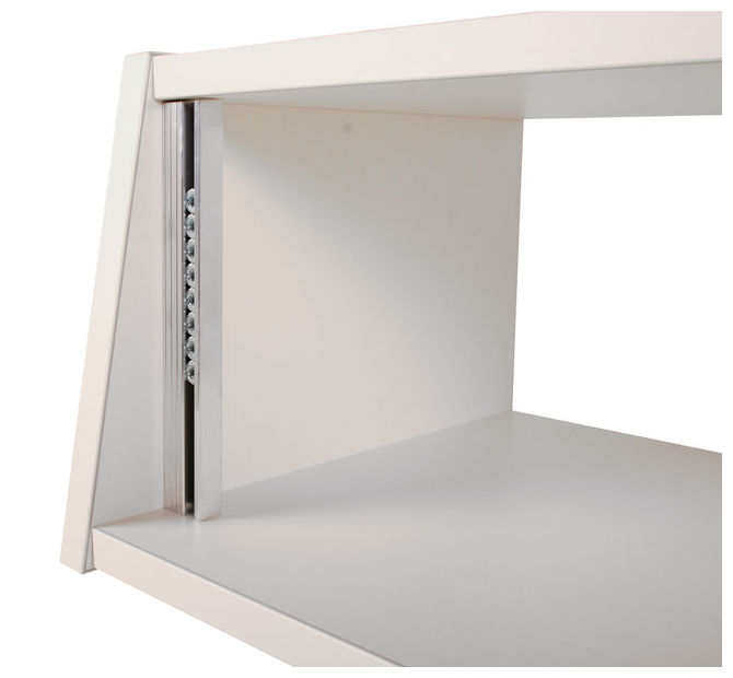 LT Cases Desktop Rack 4HE weiß