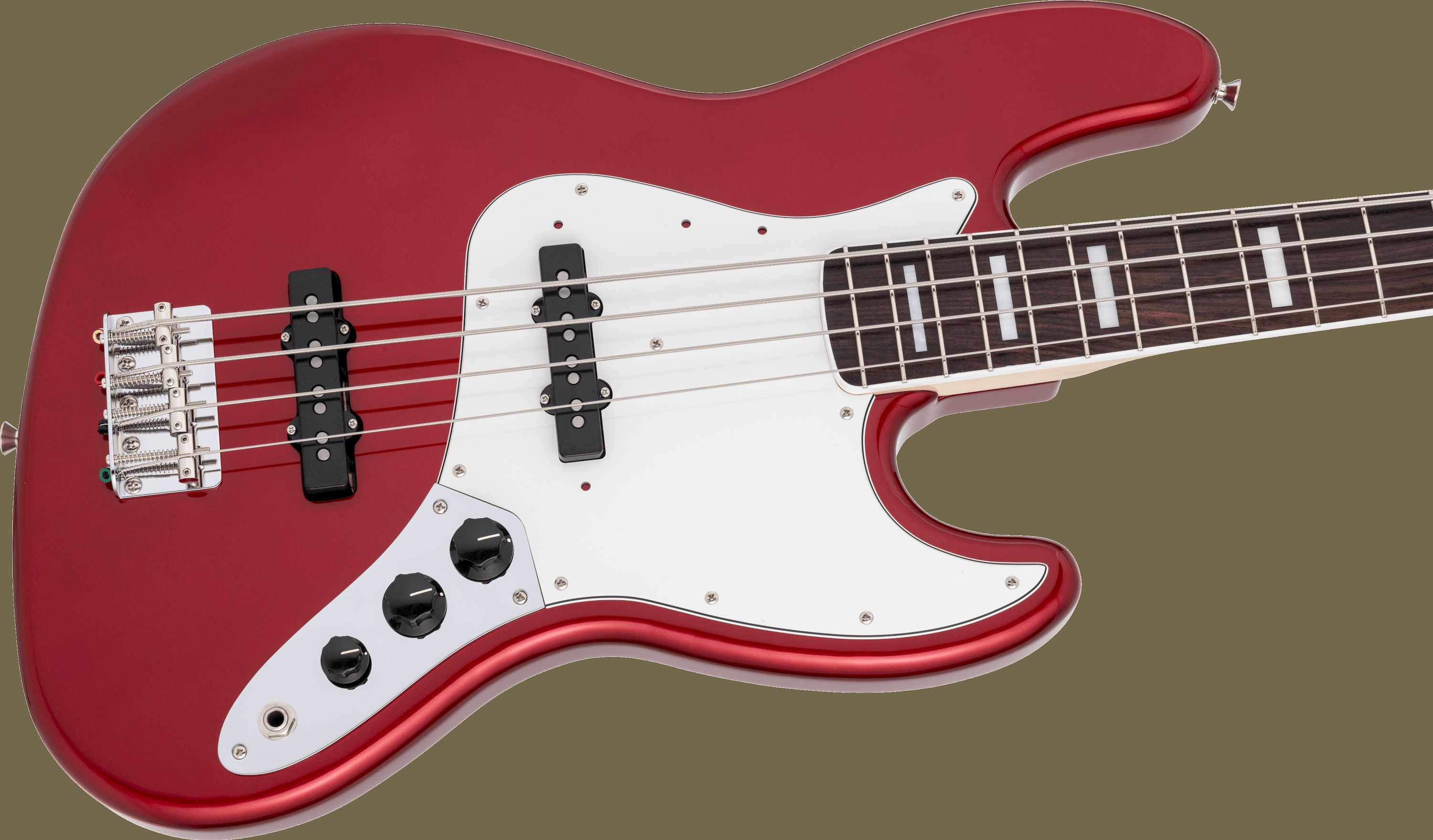 Fender Made in Japan Traditional 70s Jazz Bass Rosewood Fingerboard Candy Apple Red – Bild 3