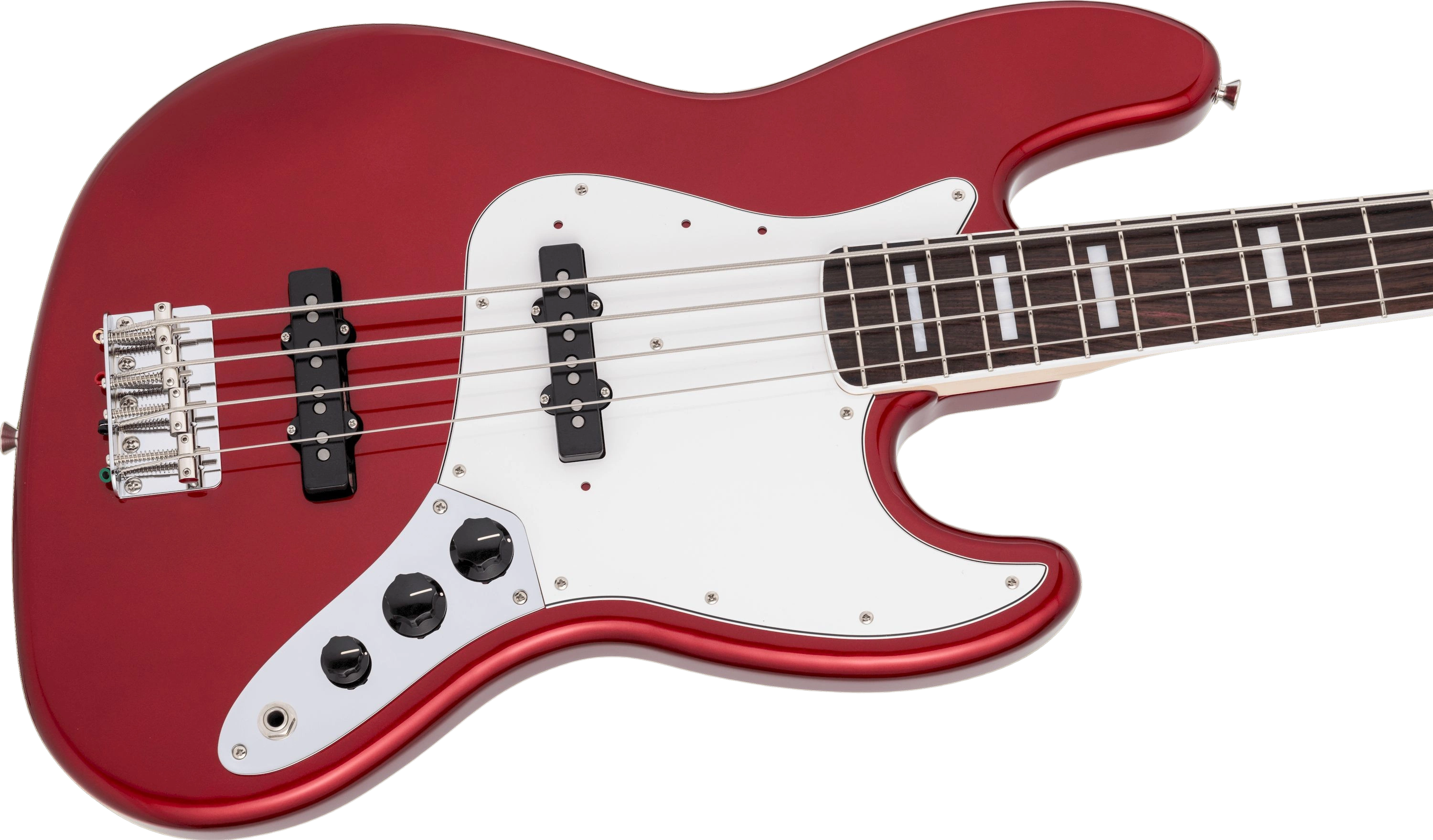 Fender Made in Japan Traditional 70s Jazz Bass Rosewood Fingerboard Candy Apple Red – Bild 3
