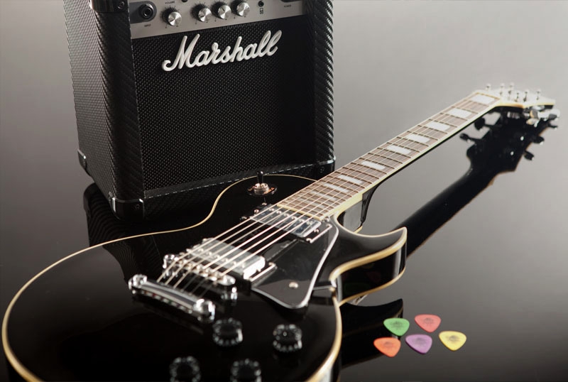 Abbildung von E-Gitarren Sets