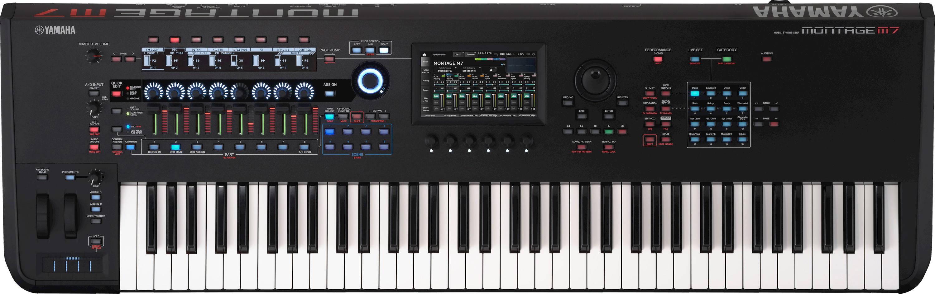 Yamaha Montage M7 Music Synthesizer