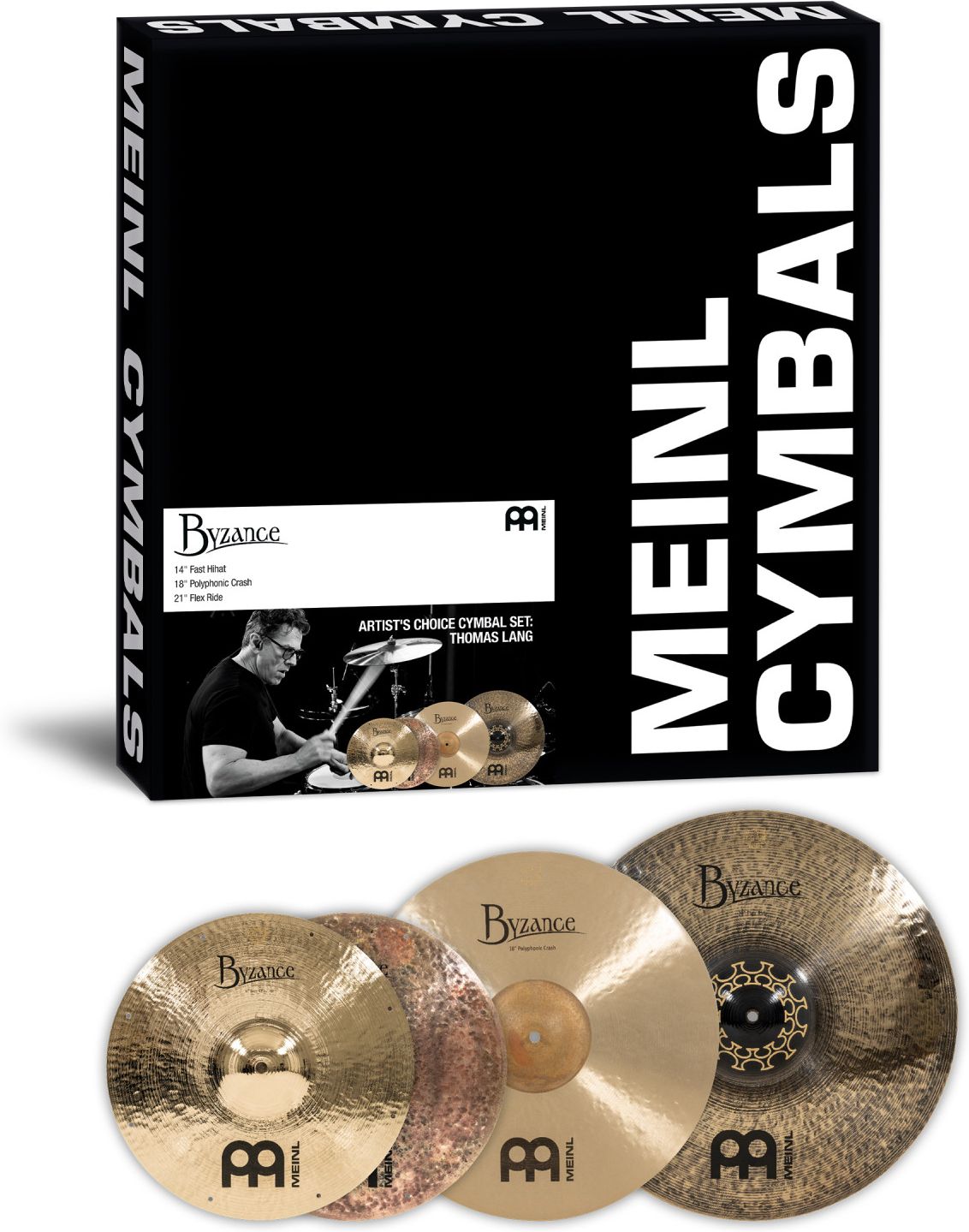 Meinl A-CS7 Byzance Artist's Choice Cymbal Set - Thomas Lang – Bild 2