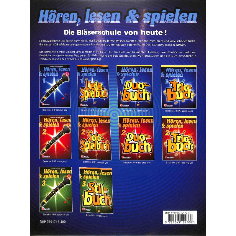 Listen, Read & Play School 1 Clarinet – Bild 2