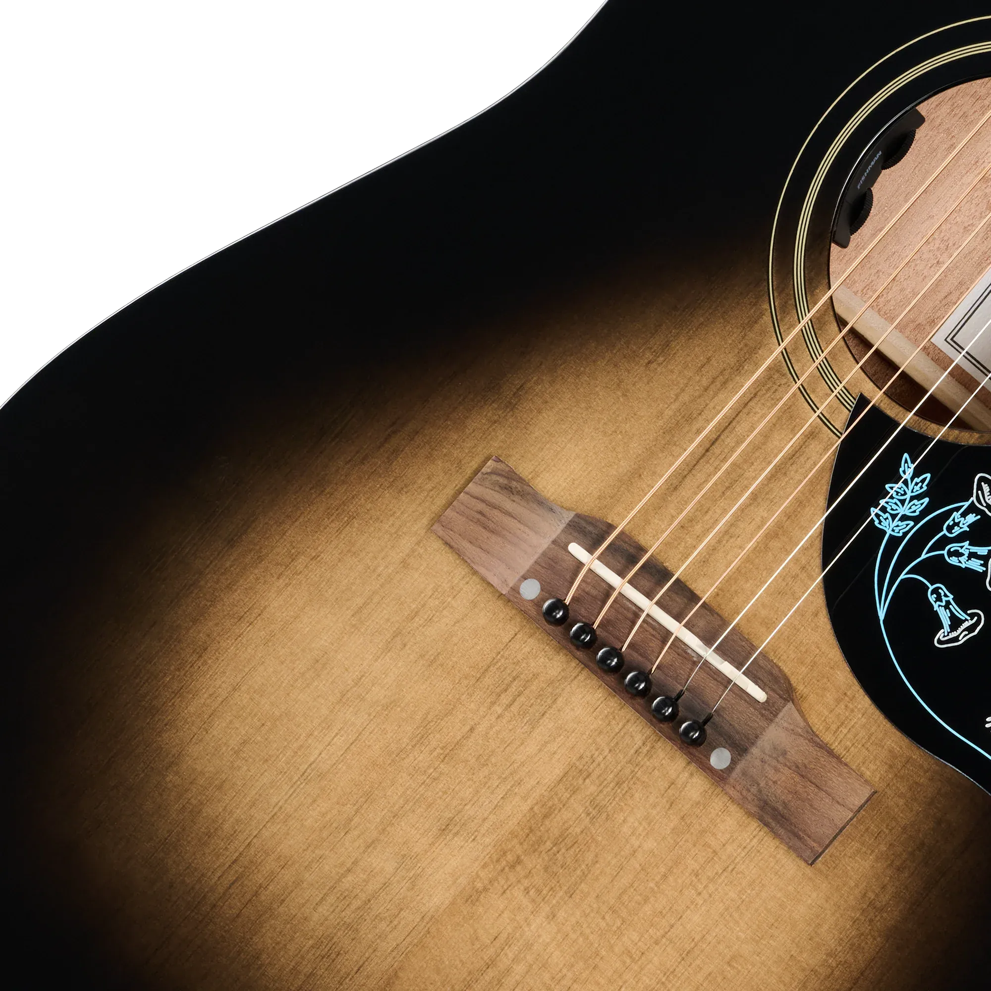 Epiphone Hummingbird Dark Eric Church Cobra Burst – Bild 6