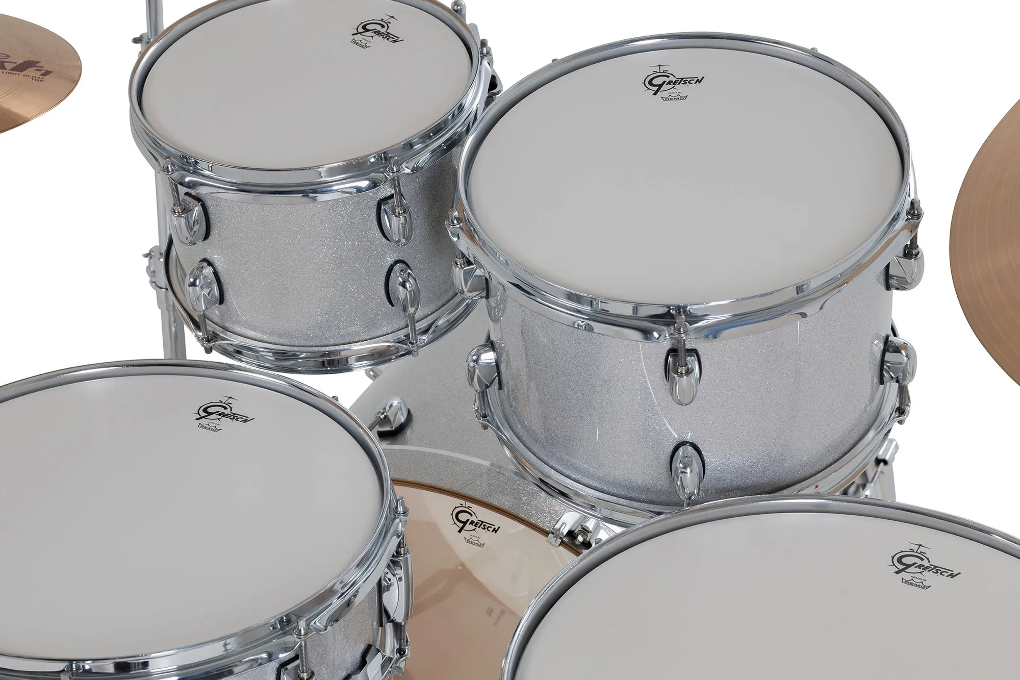 Gretsch GR815.068 Catalina Maple Shell Pack - Silver Sparkle (10"/12"/16"/22"/14"x,56") – Bild 10
