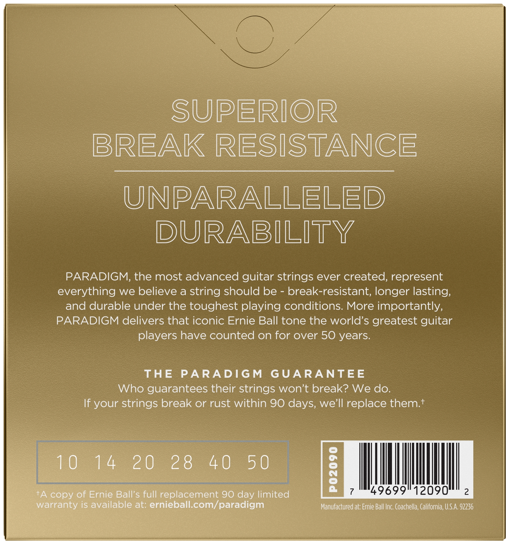 Ernie Ball Paradigm Bronze Extra-Light 010-050 – Bild 2