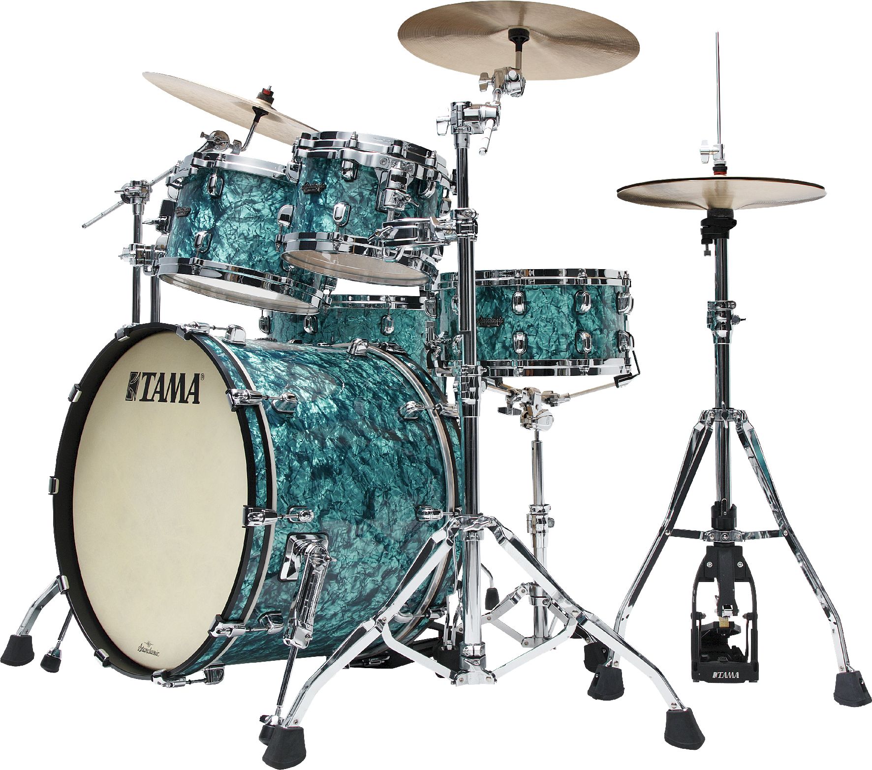 Tama MR42TZS-TQP Starclassic Maple Shell Set 4tlg. - Turquoise Pearl/Chrome